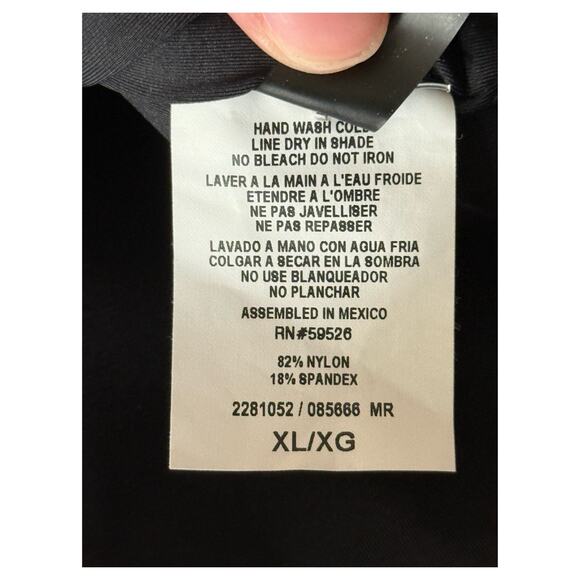 Soluna Tahiti Asymmetric one piece bathing suit black size X-Large XL - Picture 6 of 7